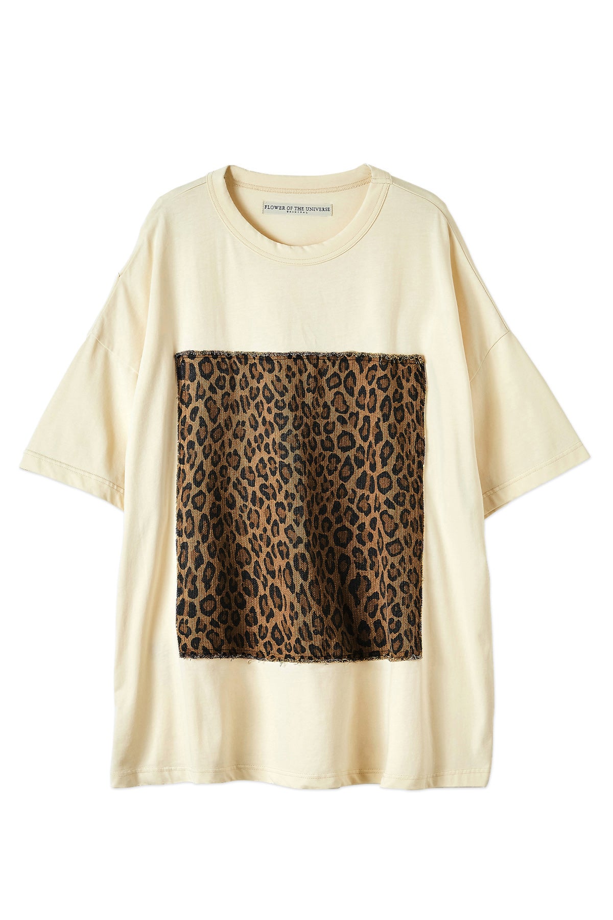 WITH LEOPARD S/S TEE – FLOWER OF THE UNIVERSE