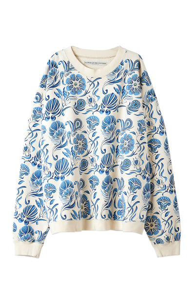 【Flower of the universe】BLUEFLOWER SWEAT BLUE FLOWER SWEAT – FLOWER OF THE UNIVERSE