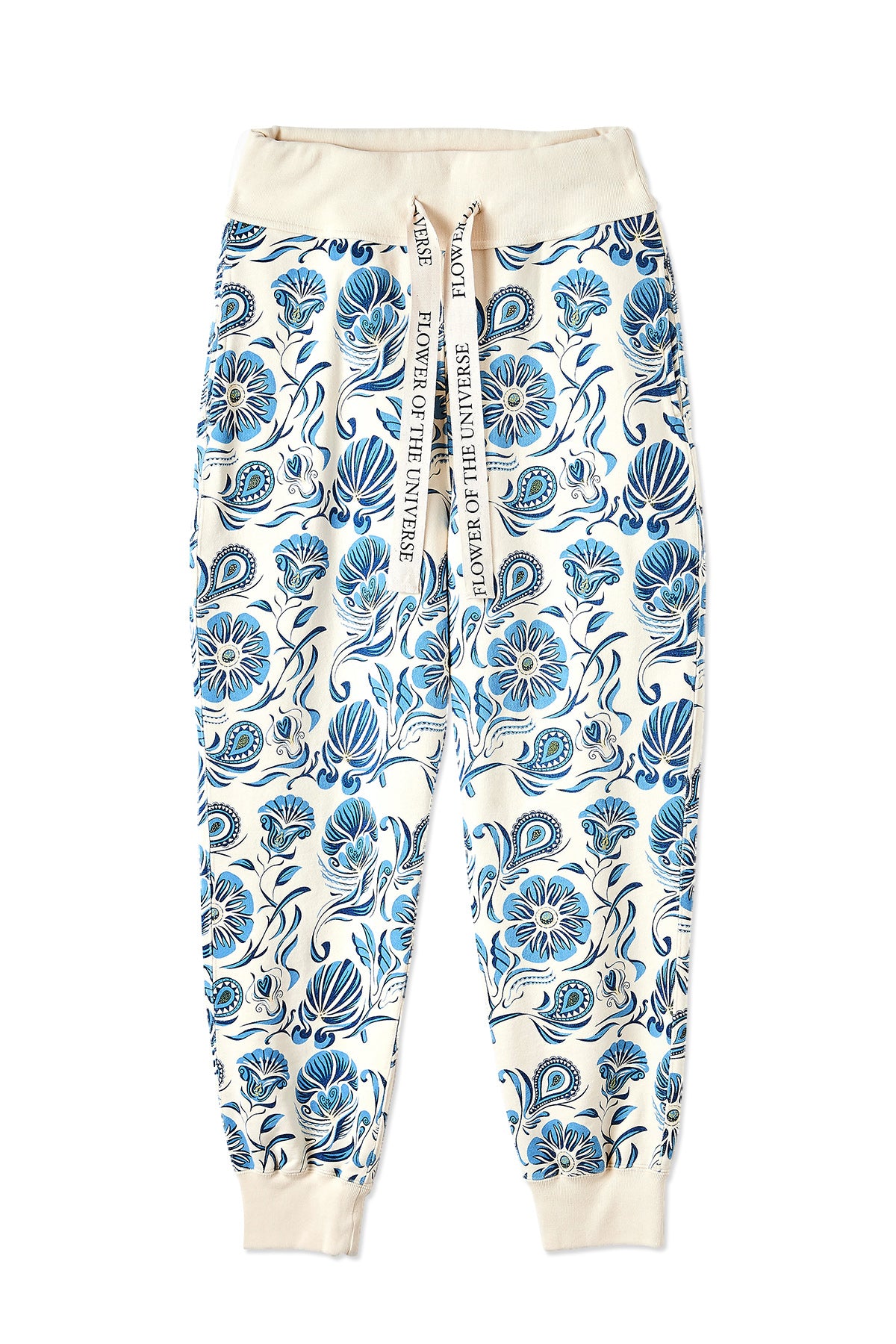 BLUE FLOWER PANTS – FLOWER OF THE UNIVERSE